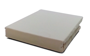 Prostěradlo JERSEY BÉŽOVÉ-  90x200cm (k dispozici poslední 1ks)